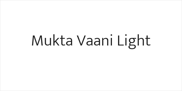 Mukta Vaani Light Logo