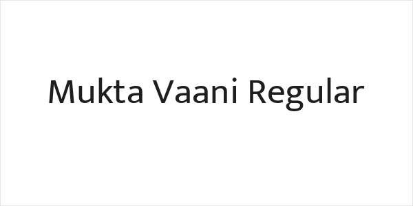 Mukta Vaani Regular Logo
