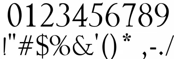 Mulan Font OTHER CHARS