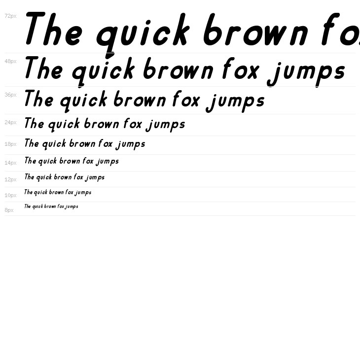 Mulbena Italic Waterfall