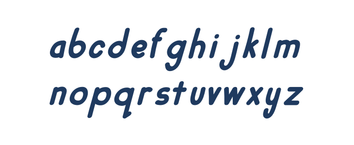 Mulbena Italic Lowercase