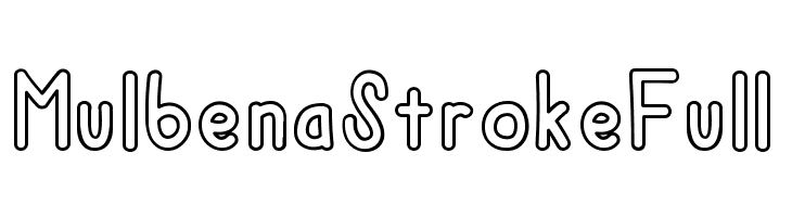 Mulbena Stroke Full  font caratteri gratis