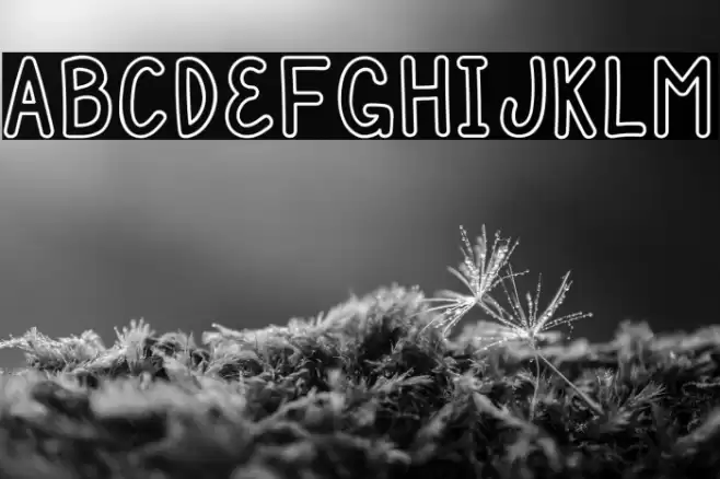 Mulbena Stroke Full Font examples