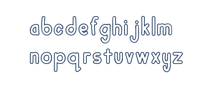 Mulbena Stroke Full Lowercase