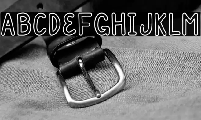 Mulbena Stroke Full Font examples