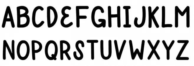 Mulbena Schriftart Groß