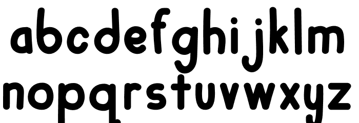 Mulbena Font Litere mici