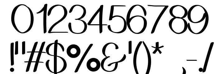 Mulberry Font OTHER CHARS
