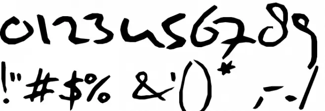 Mulder handwriting Fonte OUTROS PERSONAGENS