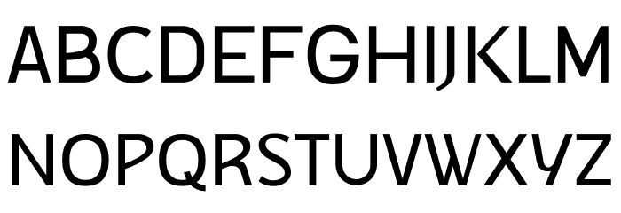 Mulheim Personal Used Font UPPERCASE