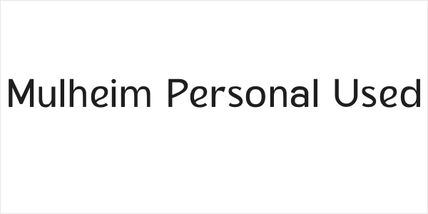 Mulheim Personal Used Logo