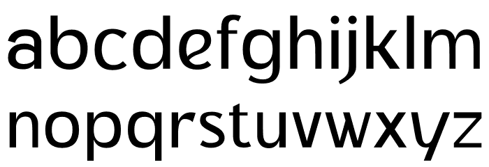 Mulheim Personal Used Font LOWERCASE