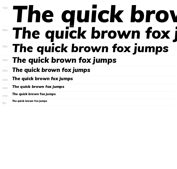 Muli Black Italic Waterfall