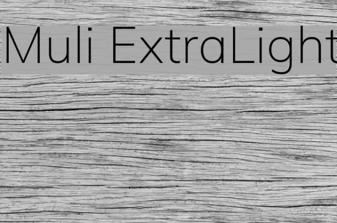 Muli ExtraLight examples