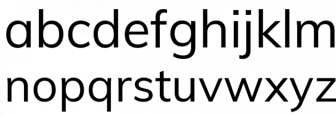 Muli Regular Шрифта строчной