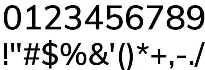 Muli SemiBold Font OTHER CHARS