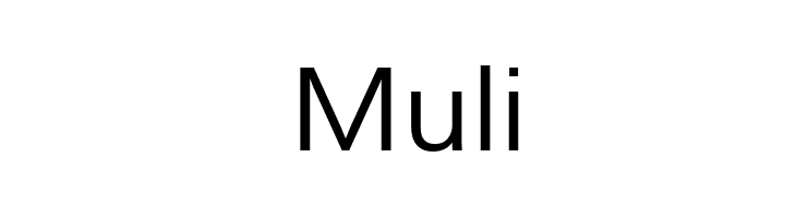 Muli Font