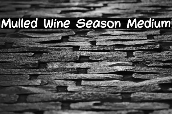 Mulled Wine Season Medium Example 1