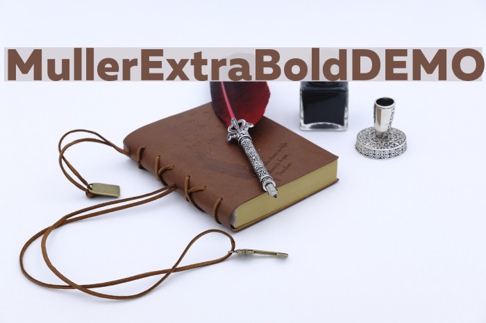 MullerExtraBoldDEMO Font examples