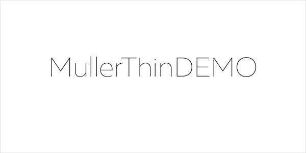 MullerThinDEMO Logo