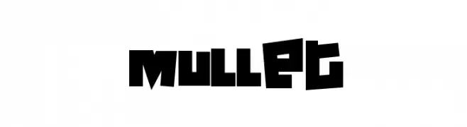 Mullet  Frei Schriftart Herunterladen