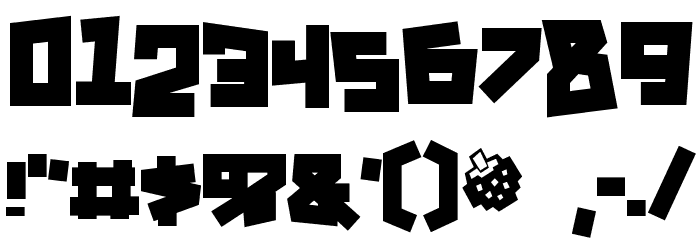 Mullet Font OTHER CHARS