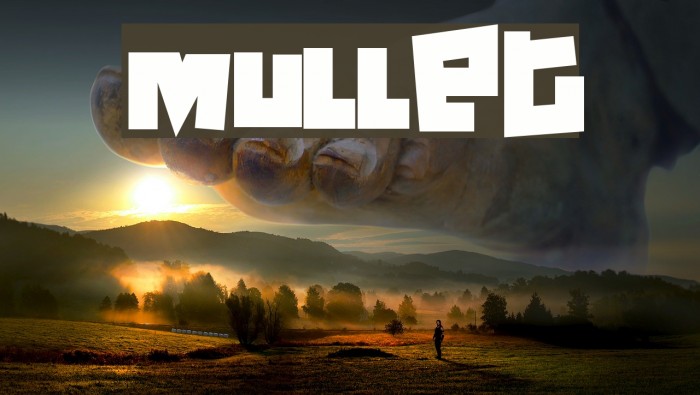 Mullet Font examples