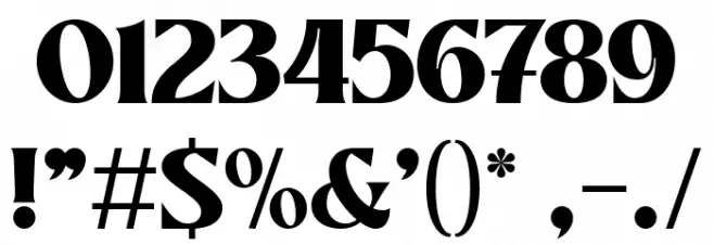 Mullingar Font OTHER CHARS