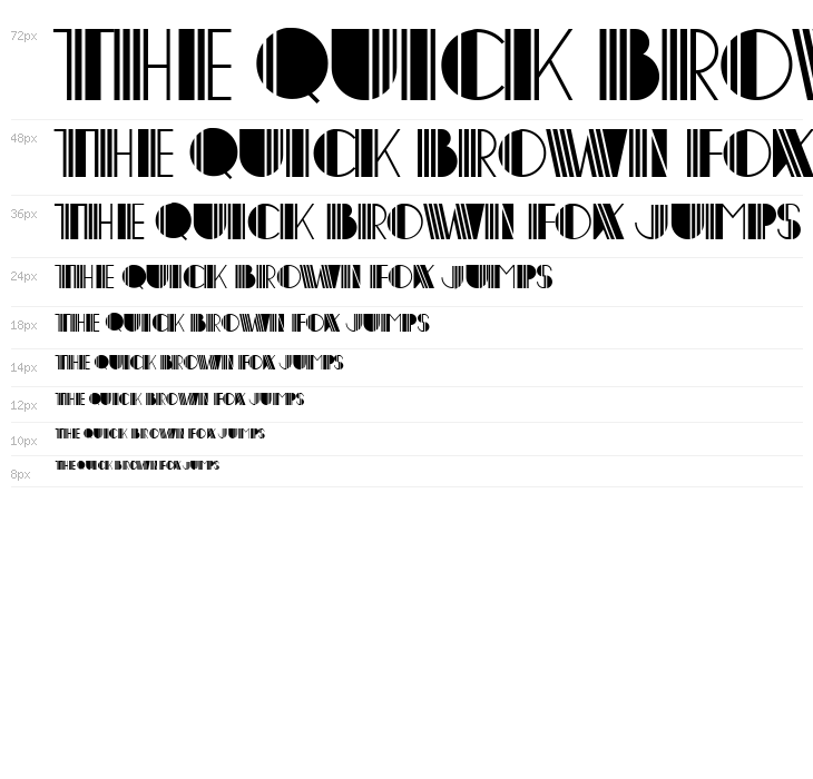 Multi Regular Waterfall