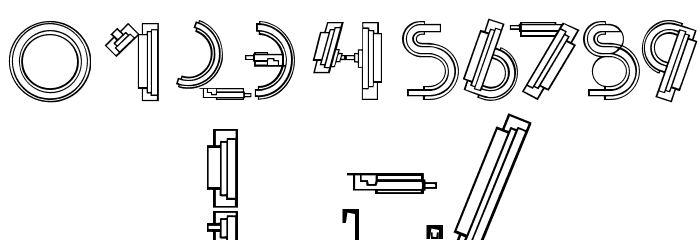 MultiCapsOne Font OTHER CHARS