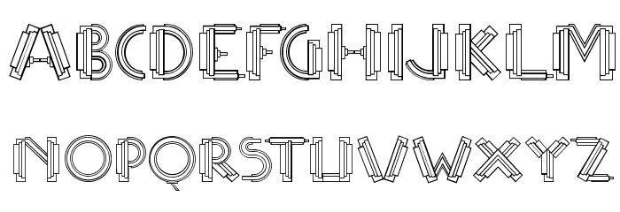 MultiCapsOne Font LOWERCASE