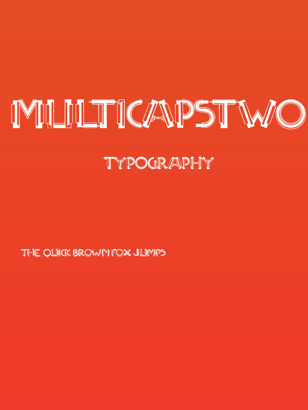 MultiCapsTwo Poster