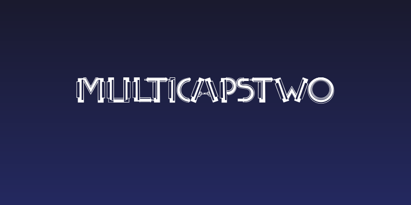 MultiCapsTwo Social Header