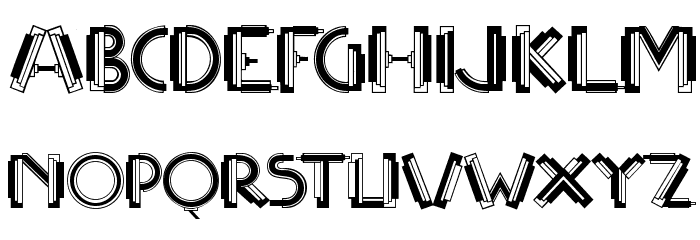 MultiCapsTwo Font LOWERCASE