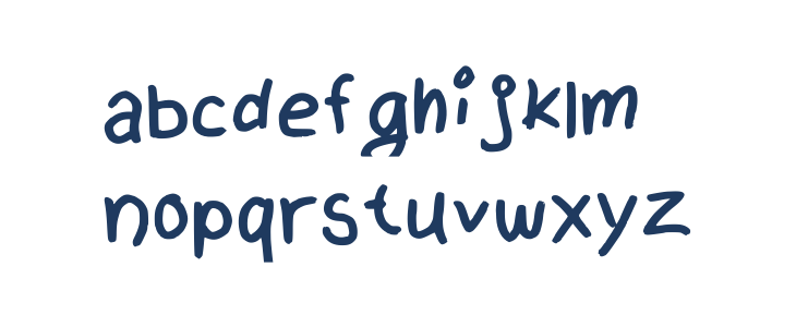 MultiEmily Regular Lowercase