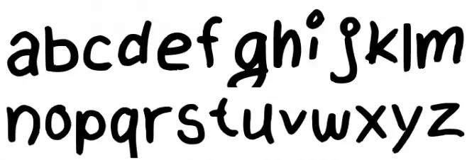 MultiEmily Regular Font Litere mici