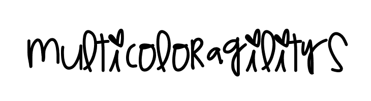 MulticolorAgilitys Fonte