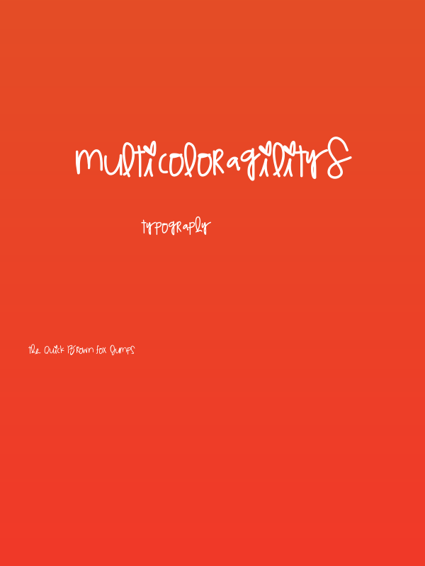 MulticolorAgilitys Poster