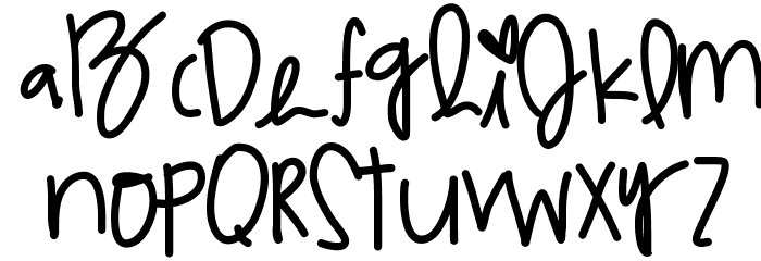 MulticolorAgilitys Font LOWERCASE