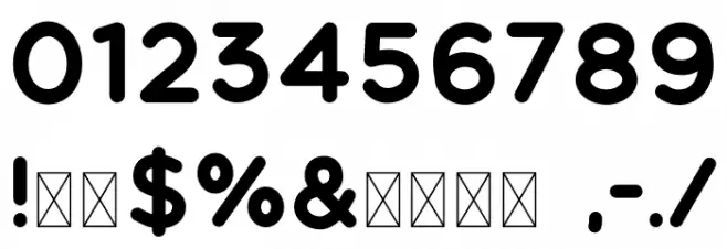 Multicolore Pro Font OTHER CHARS