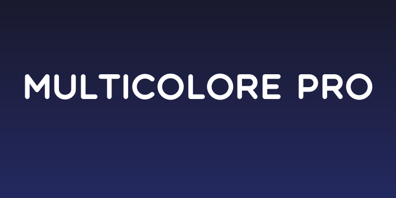 Multicolore Pro Social Header