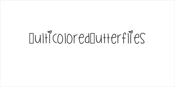 MulticoloredButterflies Logo
