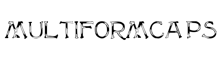 MultiformCaps  Descarca Fonturi Gratis