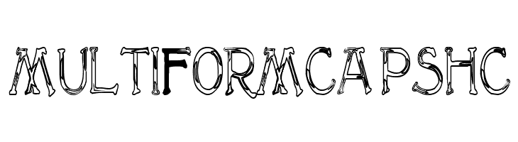 MultiformCapsHC  Frei Schriftart Herunterladen