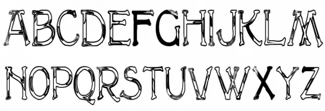 MultiformCapsHC Schriftart Kleinbuchstaben