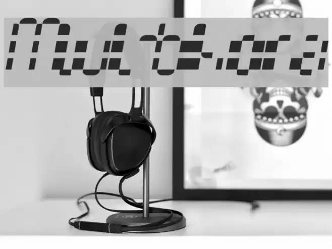 Multihora Font examples