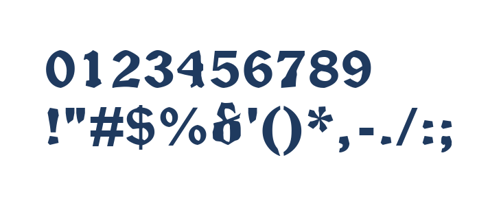 Multikultur ExtraBold Other Characters