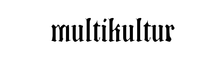 Multikultur  font caratteri gratis
