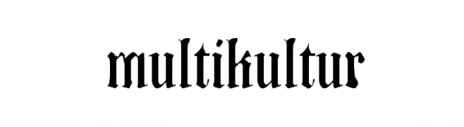 Multikultur  font caratteri gratis
