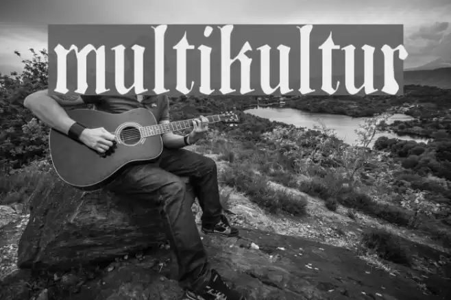 Multikultur Font examples